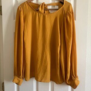 Modcloth & Collectif Mustard Pinup Blouse US18
